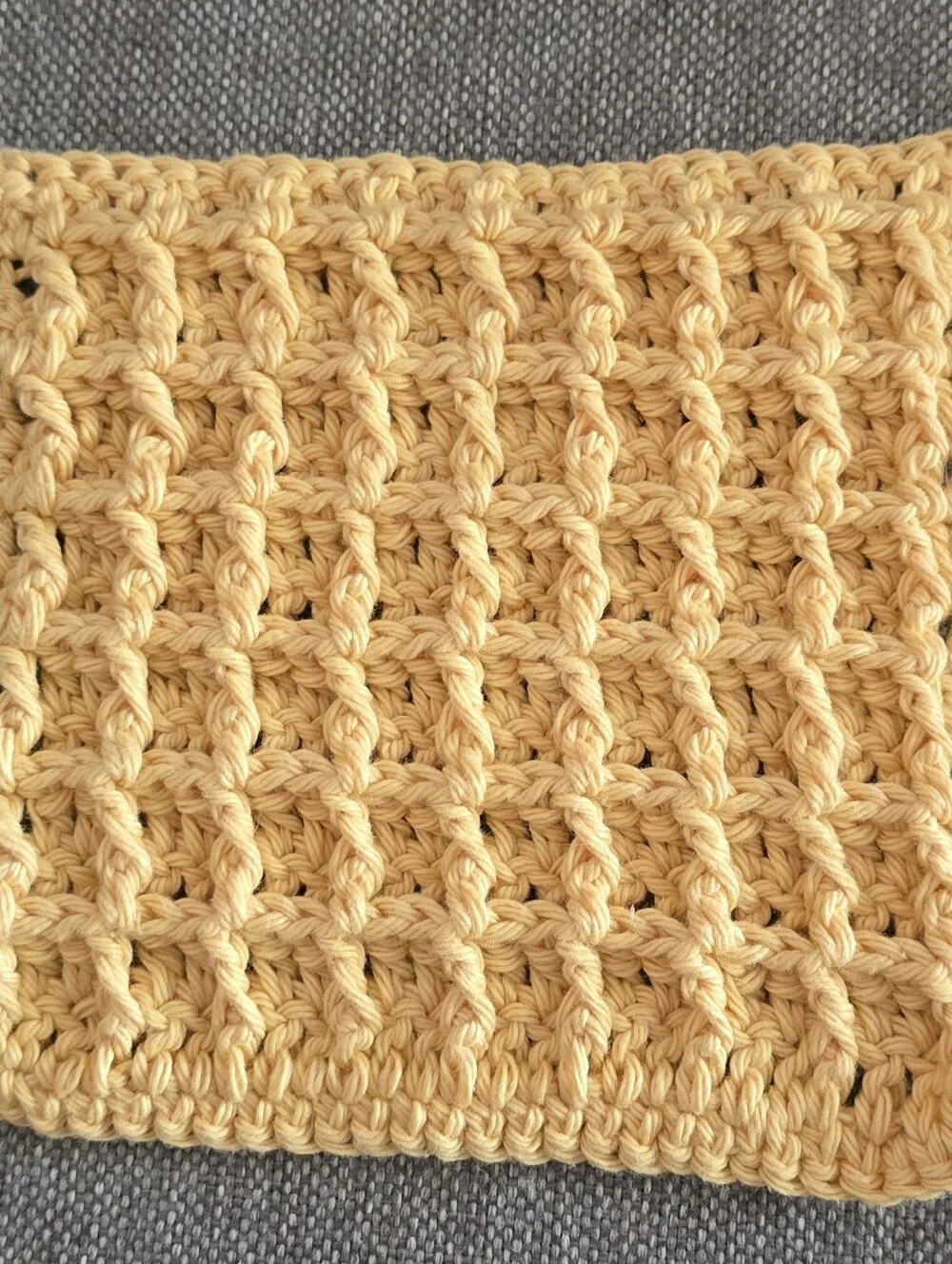 Handmade Cotton Waffle Weave Dishcloth Set of 4 Multicolor Reusable Farmhouse